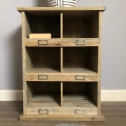 Rustic Wooden Box Unit