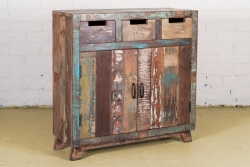 Manhattan Sideboard D – Reclaimed – Wood – 80 x 80 x 30cm