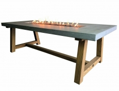 Elementi Sonoma Dining Table – Outdoor Fire Pit – Forno Boutique