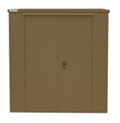 6×3 SafeStor Harrogate Secure Metal Garden Shed, Brown – Steel – Kintech – Spearhead Outdoors