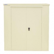 6×3 SafeStor Harrogate Secure Metal Garden Shed, Cream – Steel – Kintech – Spearhead Outdoors