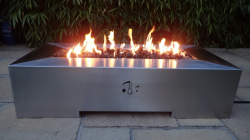 Brightstar Fires Orion Gas Rectangular Fire Pit Table – LPG Bottle – Outdoor Fire Pit – Forno Boutique