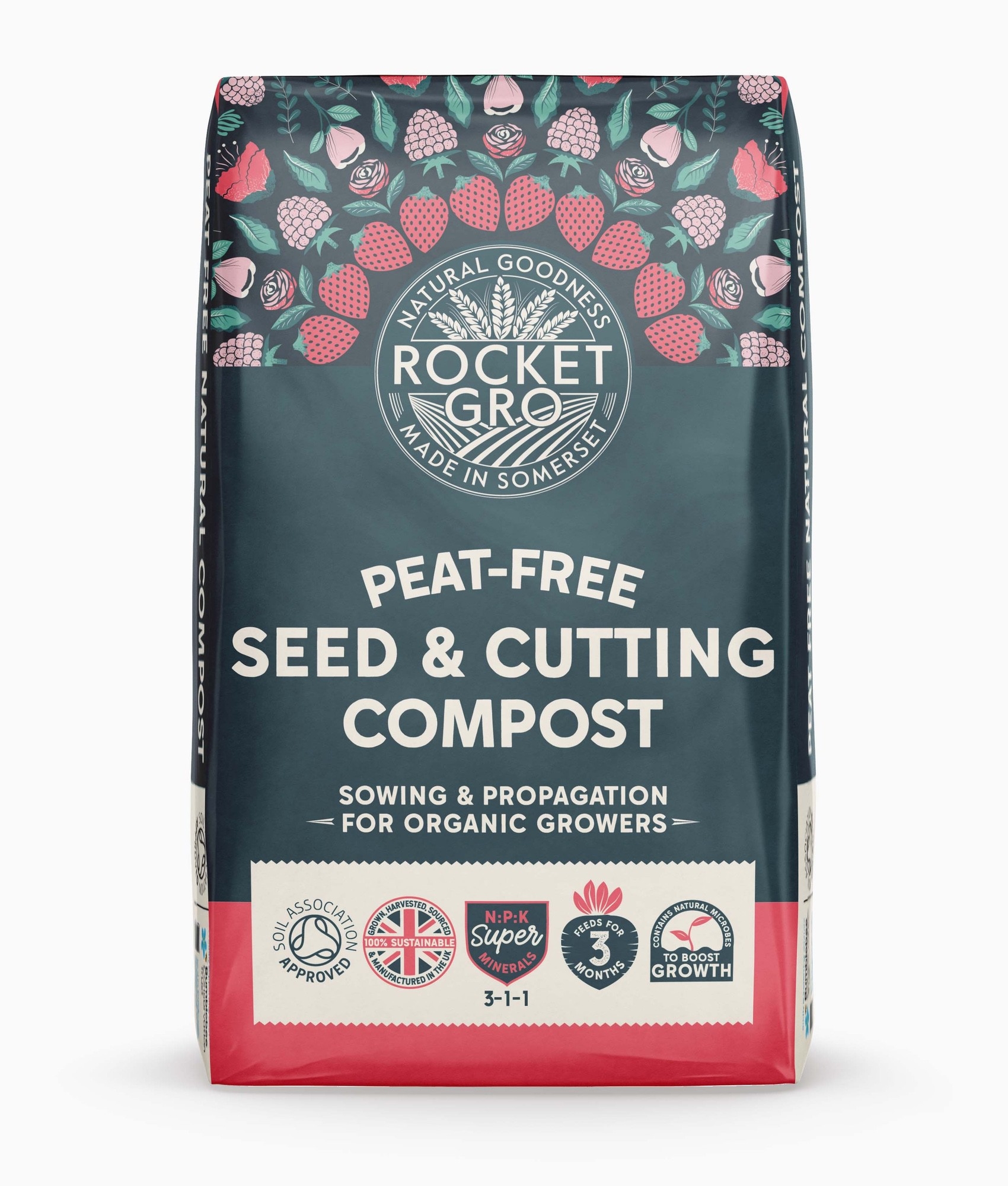 Peat-Free Seed & Cutting Compost 50L – 80 Bags Pallet – RocketGro