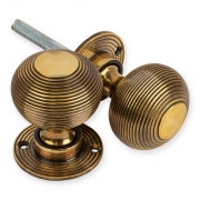 Beehive Door Knobs Solid Brass