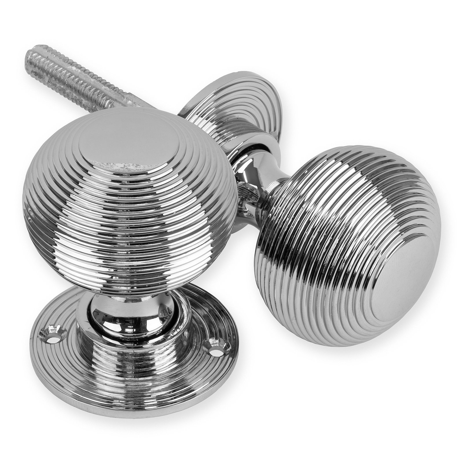 Beehive Door Knobs Solid Brass