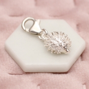 Sterling Silver Tiny Hedgehog Charm – Hurley Burley