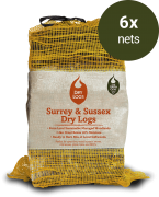 Kiln Dried Softwood – Dry logs – 180L – Sustainable Firewoods – Green Olive Firewood