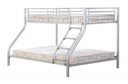 Tandi Triple Sleeper Bunk Bed Silver – Furnishop