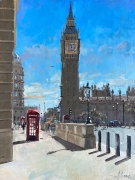 The Westminster Clock – London Paintings – UK Paintings – Nick Grove Artist