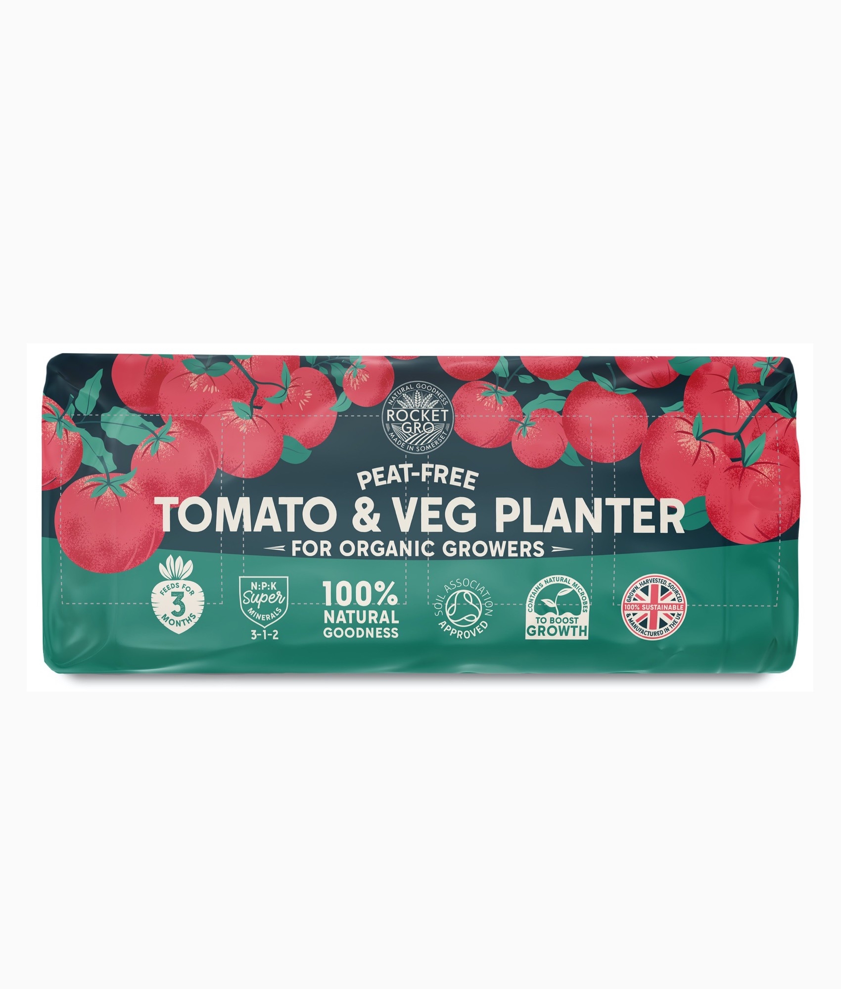 Peat-Free Tomato & Veg Planter 60L – RocketGro