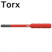 Wiha Slotted Phillips Torx Hex PoziDriv Replacement SlimBit Interchangeable SlimVario Torx T5 43140 – Masterlec