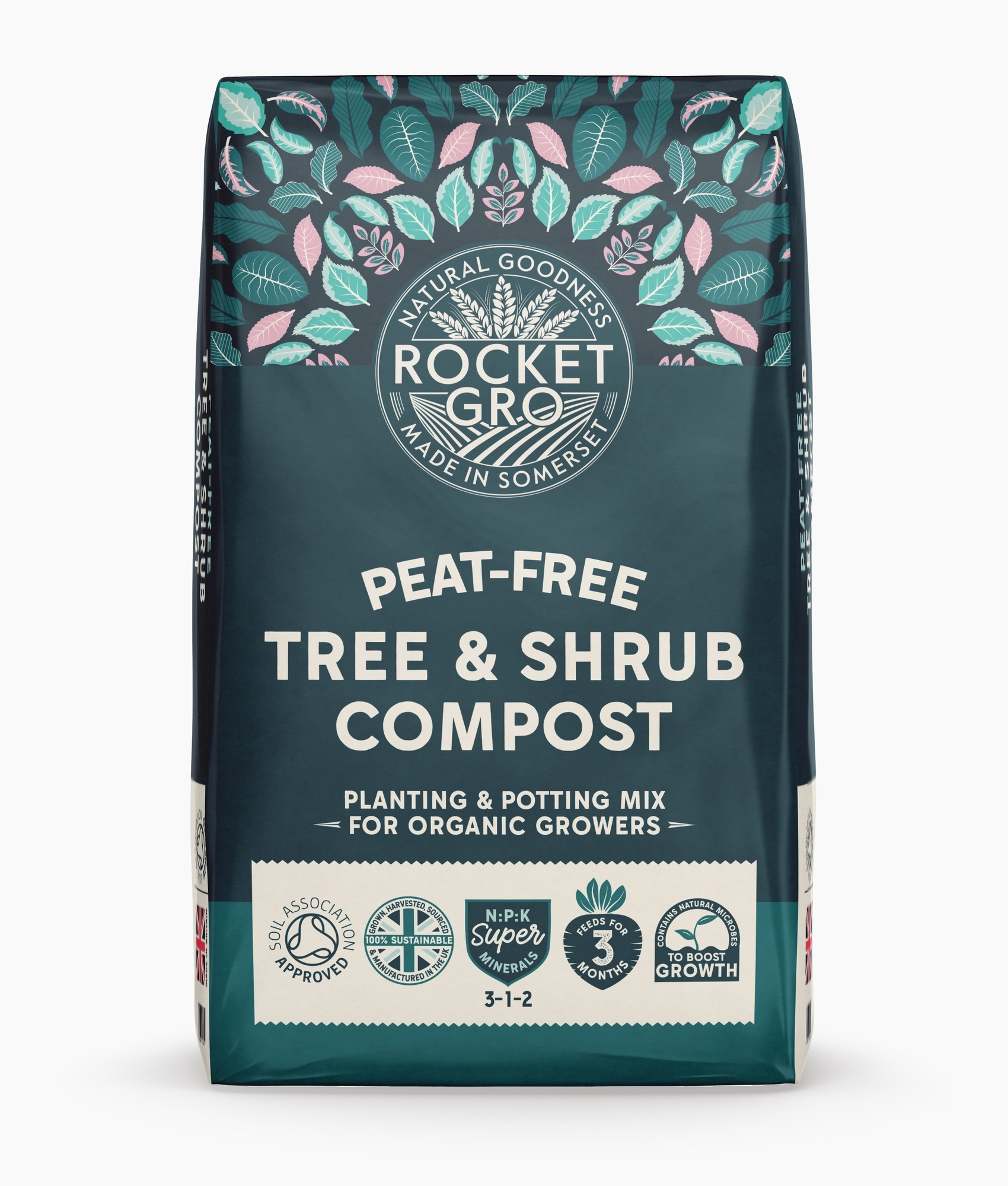 Peat-Free Tree & Shrub Compost 50L – RocketGro