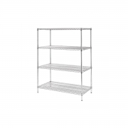 Vogue 4 Tier Wire Shelving Kit 1830x610mm