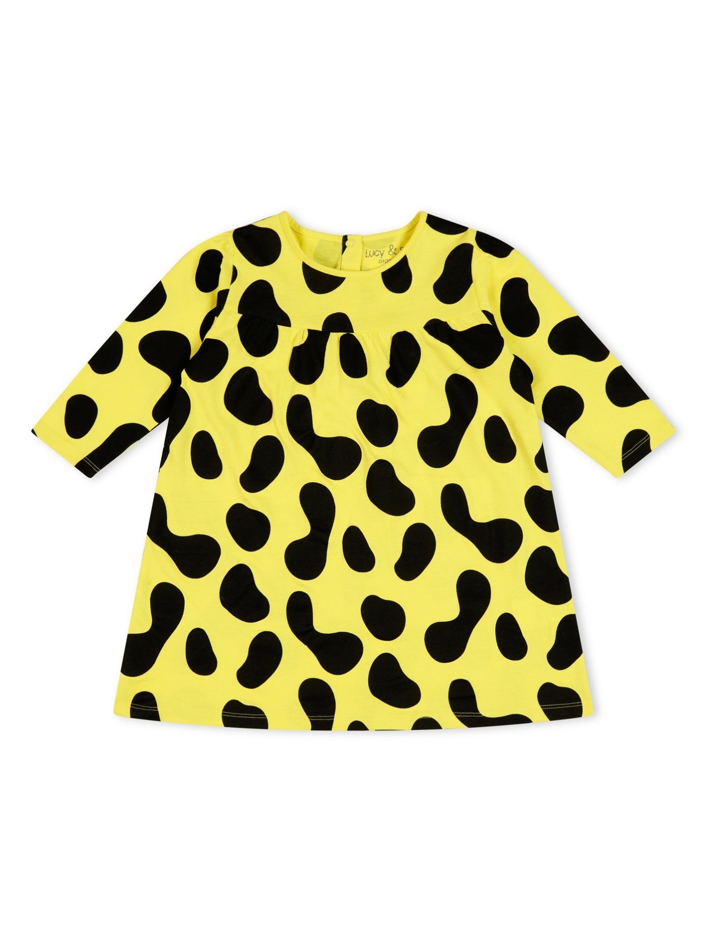 Yellow Frog Camo Dress – 2-3Y – 2-3Y – Lucy & Sam – Ethikel