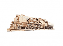 Mechanical V-Express Train Model Kit – Children’s Toys By Wood Bee Nice