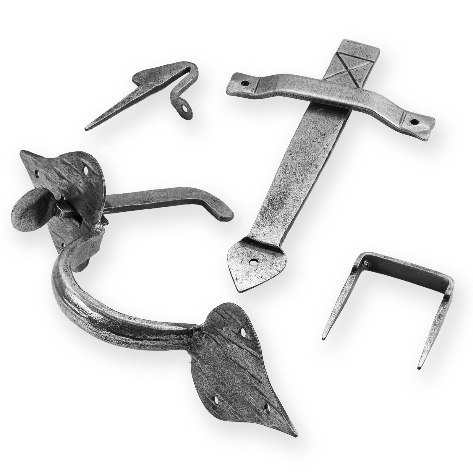 Large Gothic Latch Pewter