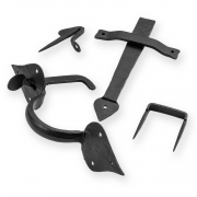 Large Gothic Latch Black