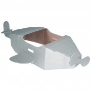 Kid-Eco Aeroplane – White – Eco Friendly & Customisable Playhouses – Kid Eco Crafts – Colour In Cardboard Playhouses