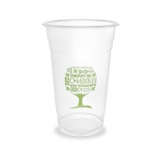 20oz PLA Cold Cup, 96 Series – Green Tree – Pack (50)