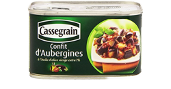 Aubergine a’ la ProvencaleAubergines cuisinées à la provençale à l’huile d’olive – Provencal aubergines in olive oil – Cassegrain, 375g – Chanteroy –