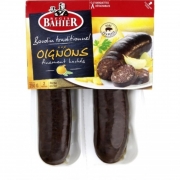 Boudin noir aux oignons x2 portions – Black pudding with onions x2 portions – Bahier, 250g – Chanteroy – Le Vacherin Deli