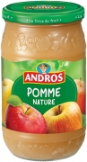 Compote de pomme nature sans morceaux bocal – Apple compote – glass jar – Andros, 750g – Chanteroy – Le Vacherin Deli