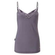 Smokey Pearl Classic V-Neck Cami Loungewear Top from Pretty You London UK 14 / Smokey Pearl