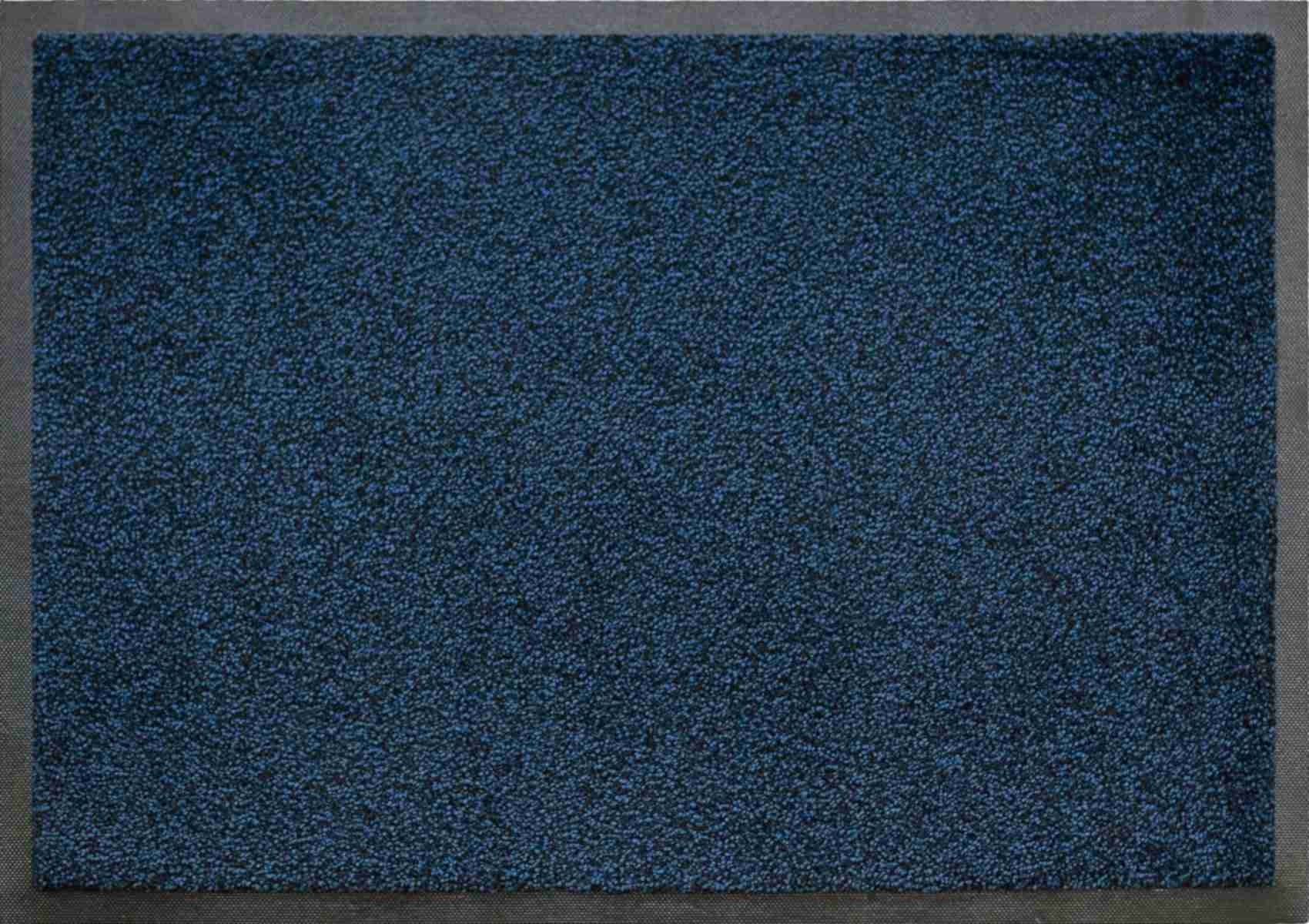 Portifera Access Duo Heavy Duty Commercial Door Mat – Black Blue – 60 x 85cm – Morland Matting