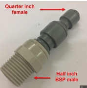 Half Inch Male to 1/4 inch Female Adapter Set AD-0.5-Inch