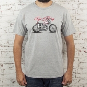 Age of Glory Vintage Tracker Tee-shirt Heather Grey S – Armadillo Customs