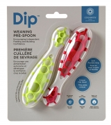 Cognikids – Dip 2-Pack Apple/rose – Red / Green – Bpa Free Silicone