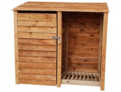 Wooden Tool Store | Arbor Garden Solutions | Timber | Finished Wood | Available In Brown Or Green | Door & Hieght Options1.9m³ / 2.7m³ capacity