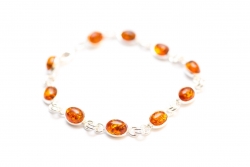 Classic Amber Link Bracelet