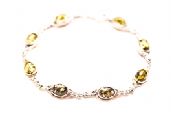 Classic Green Amber Bracelet