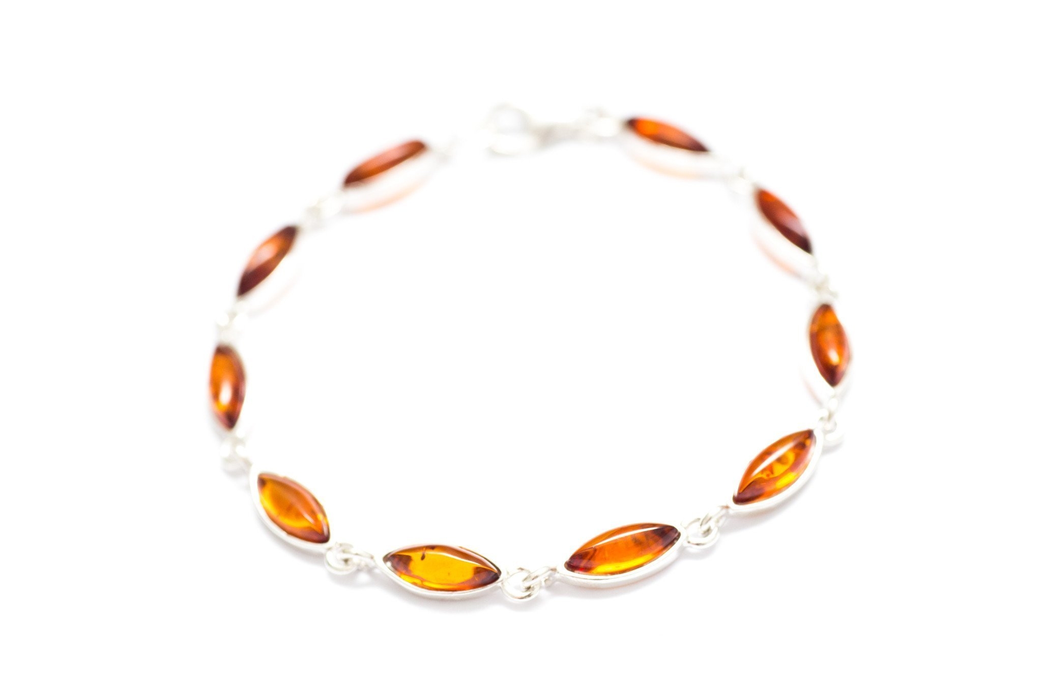 Fine Oval Amber Bracelet