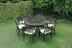 The Lisburn 8 Seat Outdoor Aluminium Garden Dining Set