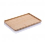 Bamboo Rectangle Serving Tray by Bambu – Large | Plastic-free Kitchen