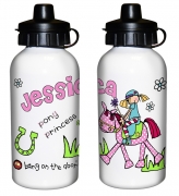 Bang on the Door Pony Girl Personalised Drinks Bottle