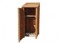 Wooden Log Store 4Ft or 6Ft| Arbor Garden Solutions | Timber | Finished Wood | Available In Brown Or Green | Door & Hieght Options0.9m³ / 1.1m³ capacity