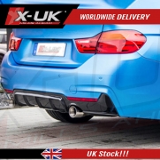 Bmw F32 F33 F36 4 Series 2014-2018 M Performance Style Rear Diffuser Dual Pipes – X-UK Ltd