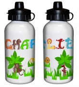 Boys Animal Alphabet Personalised Drinks Bottle