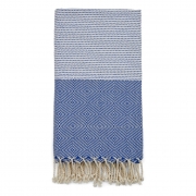 Capri Classic Hammam Towel – Cobalt – One Size – Cotton – Sand & Salt