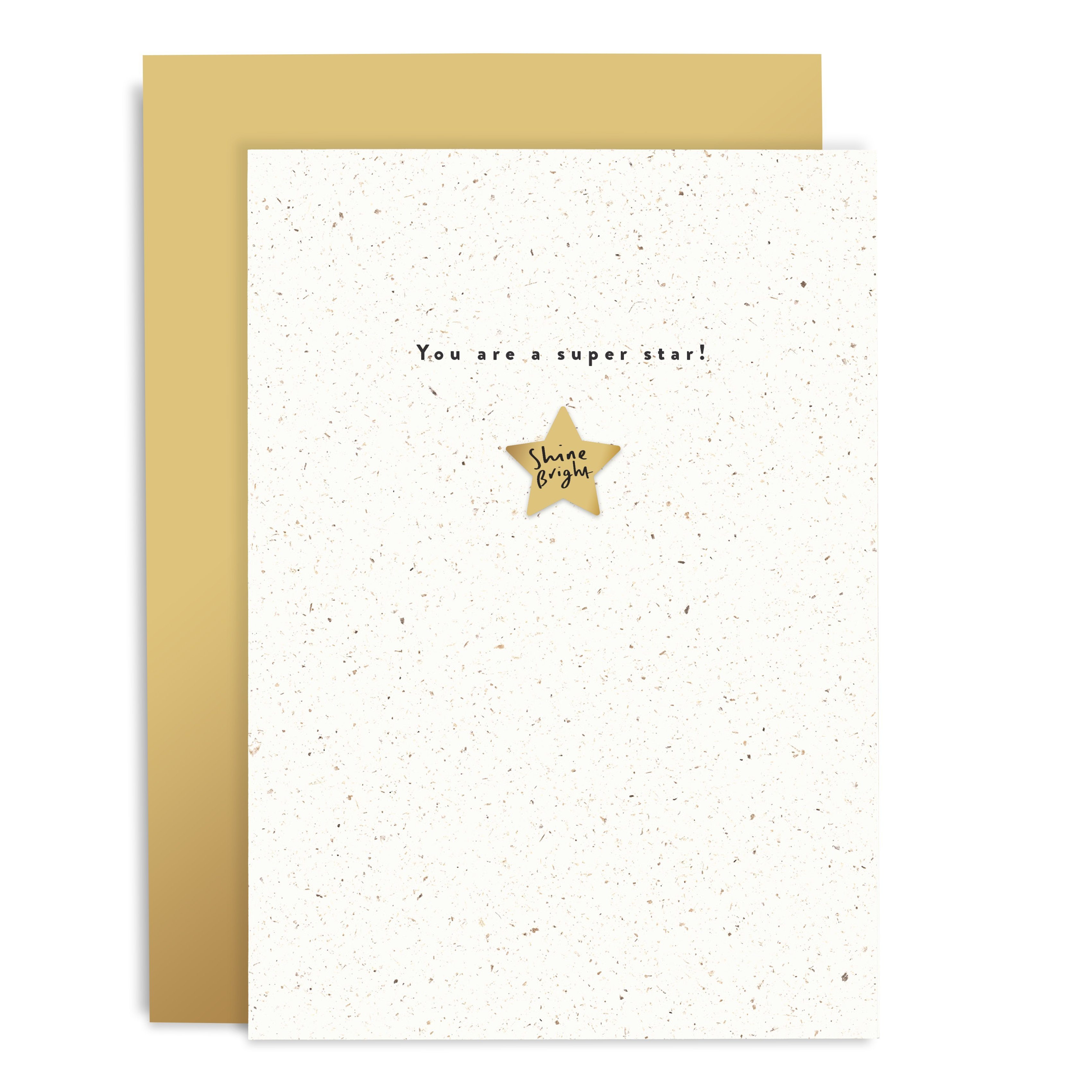 Super Star Enamel Card