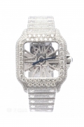 Cartier Santos De Skeleton CUSTOM WHSA0015 2021