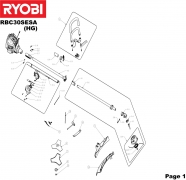 Ryobi – Spare Part – Trigger For Petrol Brush Cutter – RBC30SESA – Trigger – Genuine Replacement Part