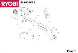 Ryobi – Spare Part – Gasket For Grass Trimmer – RLT430CES – Gasket – Genuine Replacement Part