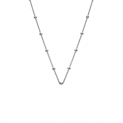 Emozioni Sterling Silver Intermittent Bead Chain 30″