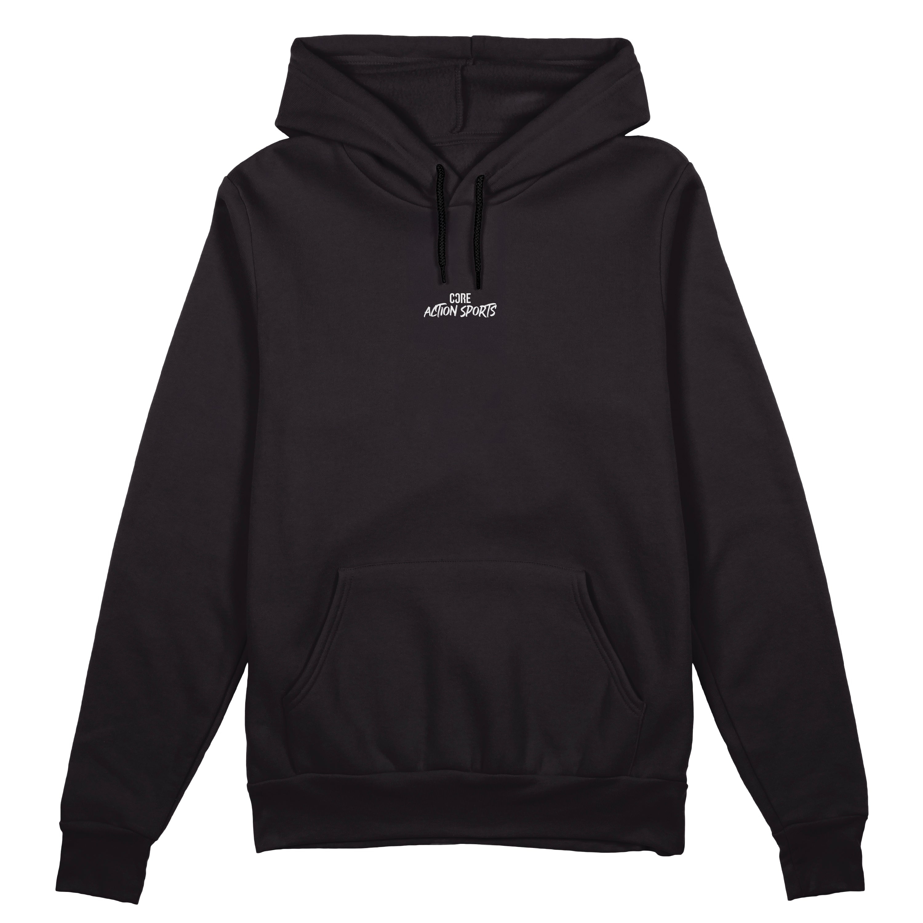 CORE Action Sports Hoodie – Black/White, XS