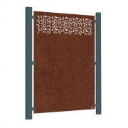 Starter Kit – 3 x Privacy Corten Steel Fence Panels – 1780mm x 1190mm – Fencing & Barriers – Fence Panels – Stark & Greensmith