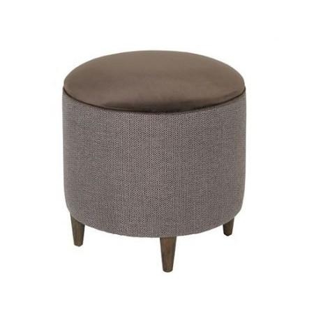 Nini Storage Pouf – Taupe – DimGray